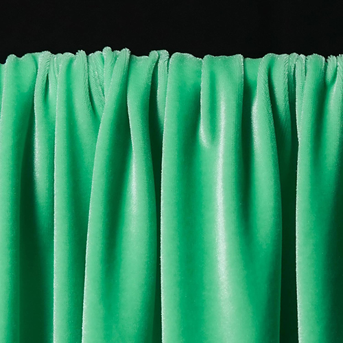Mint Color Velvet Fabric