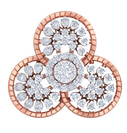 Floral Cluster Stud Earrings