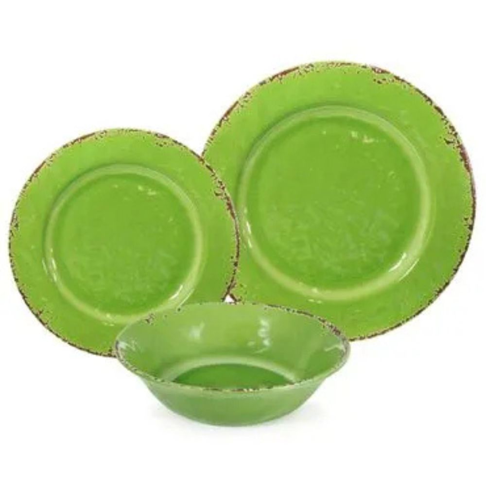 Heavy Duty Melamine Plates Strong Break Resistant Food Grade Dinnerware Perfect for Daily Use Hotels Cafes and Outdoor Dining