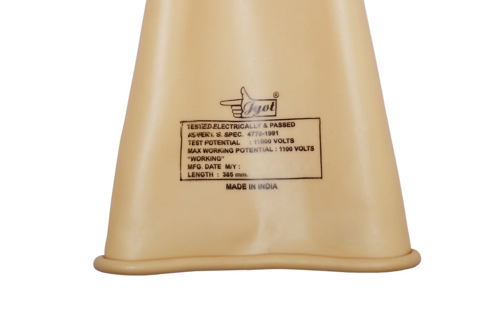 Electrical Shockproof Rubber Hand Gloves 11000v