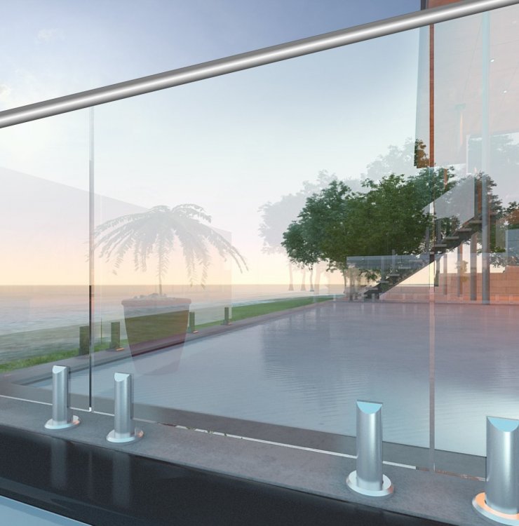 FRAMELESS GLASS SPIGOT 