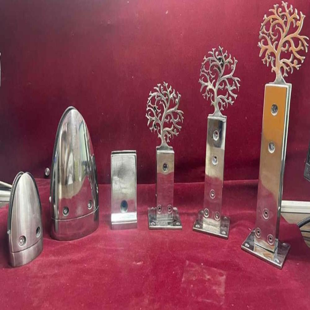 STAINLESS STEEL  GLASS CLAMP