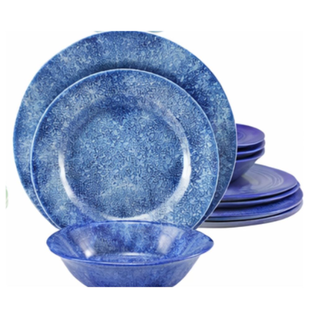 Heat Resistant Melamine Plates Set Durable Safe And Perfect For Serving Hot And Cold Food In Kitchen And Restaurants
