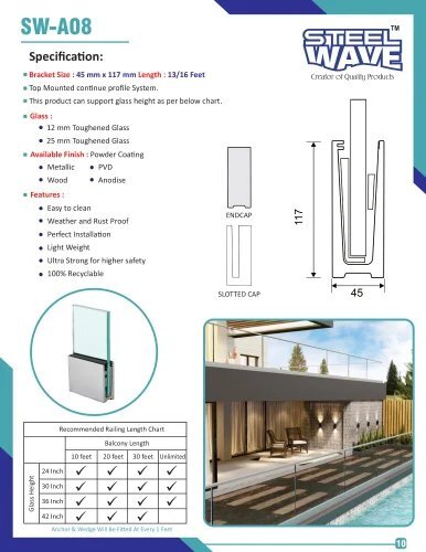 Aluminium Railing Accessories