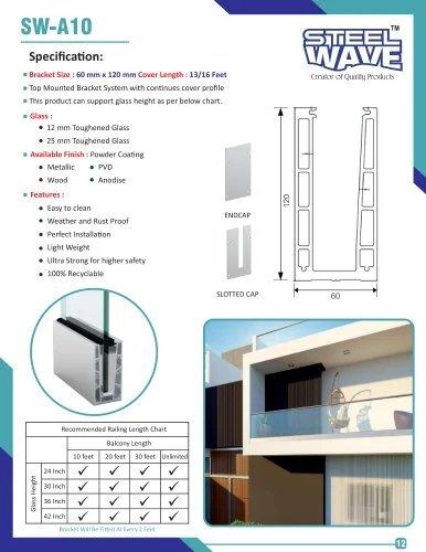 Aluminum Railing Accessories