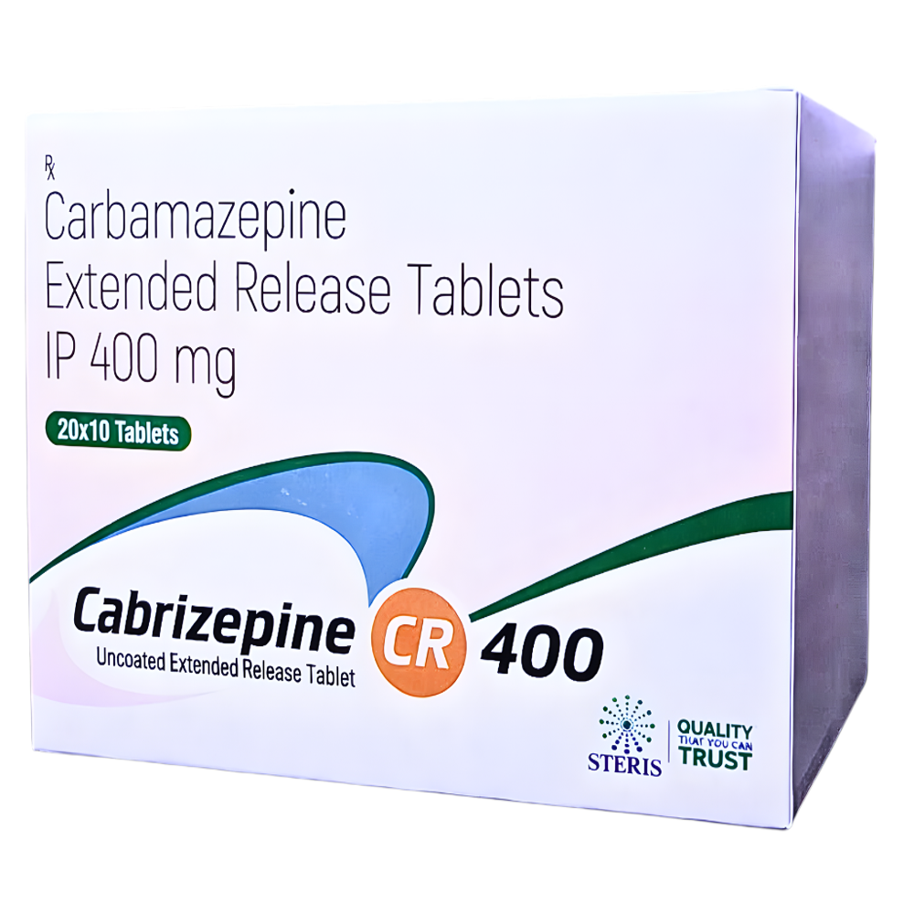 Carbamazepine Extended Relese Tablets Ip 400mg - Brand Name: Cabrizepine Cr 400