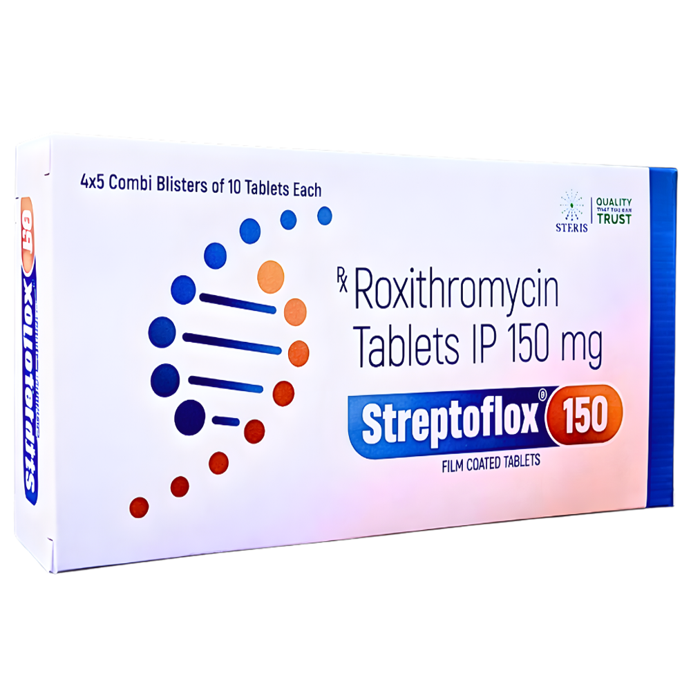 Roxithromycin Tablets Ip 150 Mg - Life Span: 36 Months