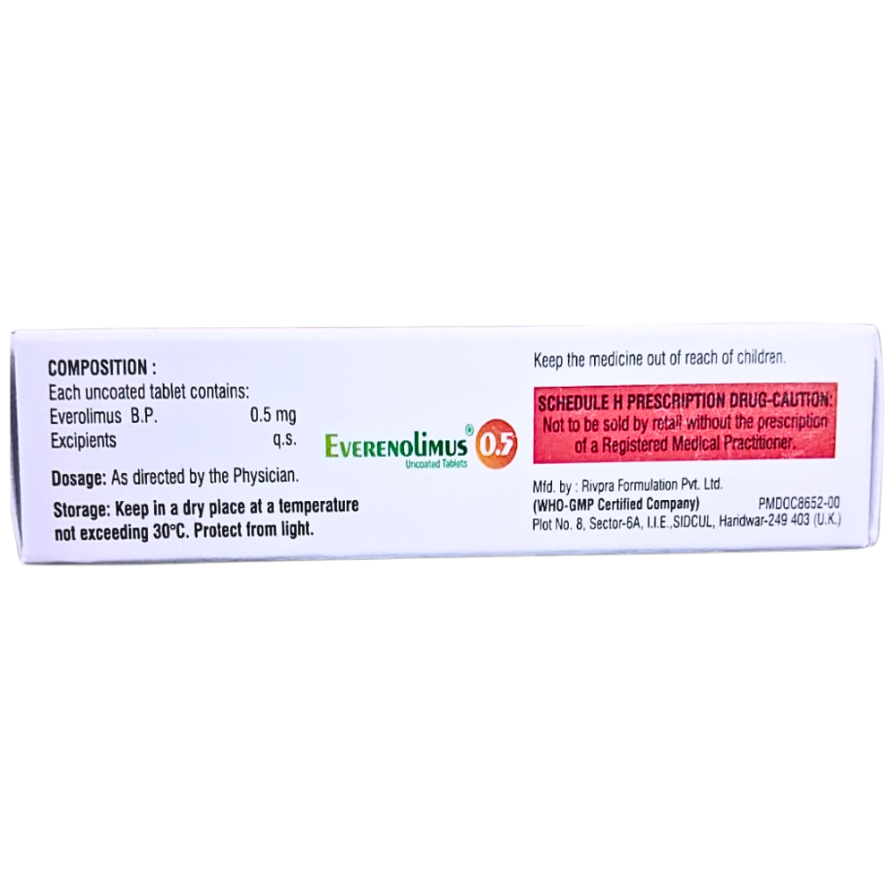 Everolimus Tablets 0.5 mg