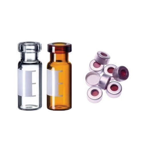 2 ml - 1.8 ml Crimp Top Vials with 1 mm Aluminium Crimp Caps & Septa