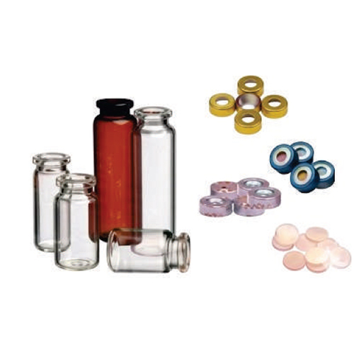 20 ml Vials with 20 mm Aluminium -Magnetic - Bimetalic Crimp Caps & Septa