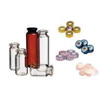 20 Ml Vials With 20 Mm Aluminium -magnetic - Bimetalic Crimp Caps & Septa