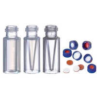 Pp Vial With Cap & Septa - Polypropylene, Various Sizes, Transparent, Autoclavable, Screw Cap With Ptfe/silicone Septa, Graduated Markings