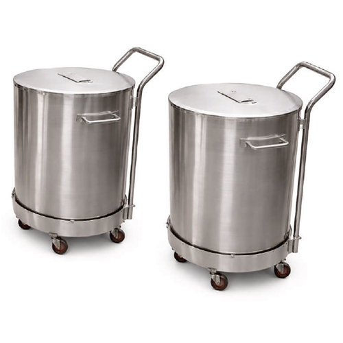 CONTAINERS WITH TROLLEY