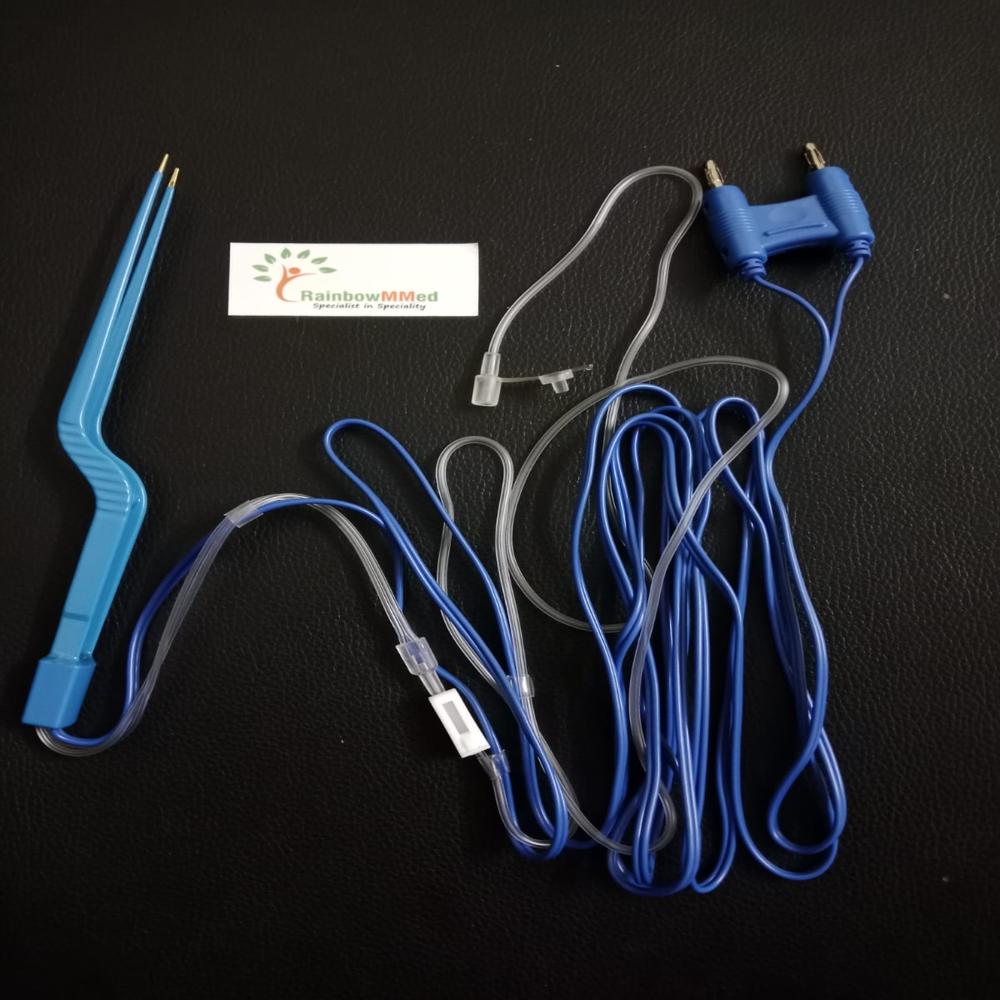 Neurosurgery Bipolar Forceps Non Stick Bipolar Forceps with Irrigation Channel