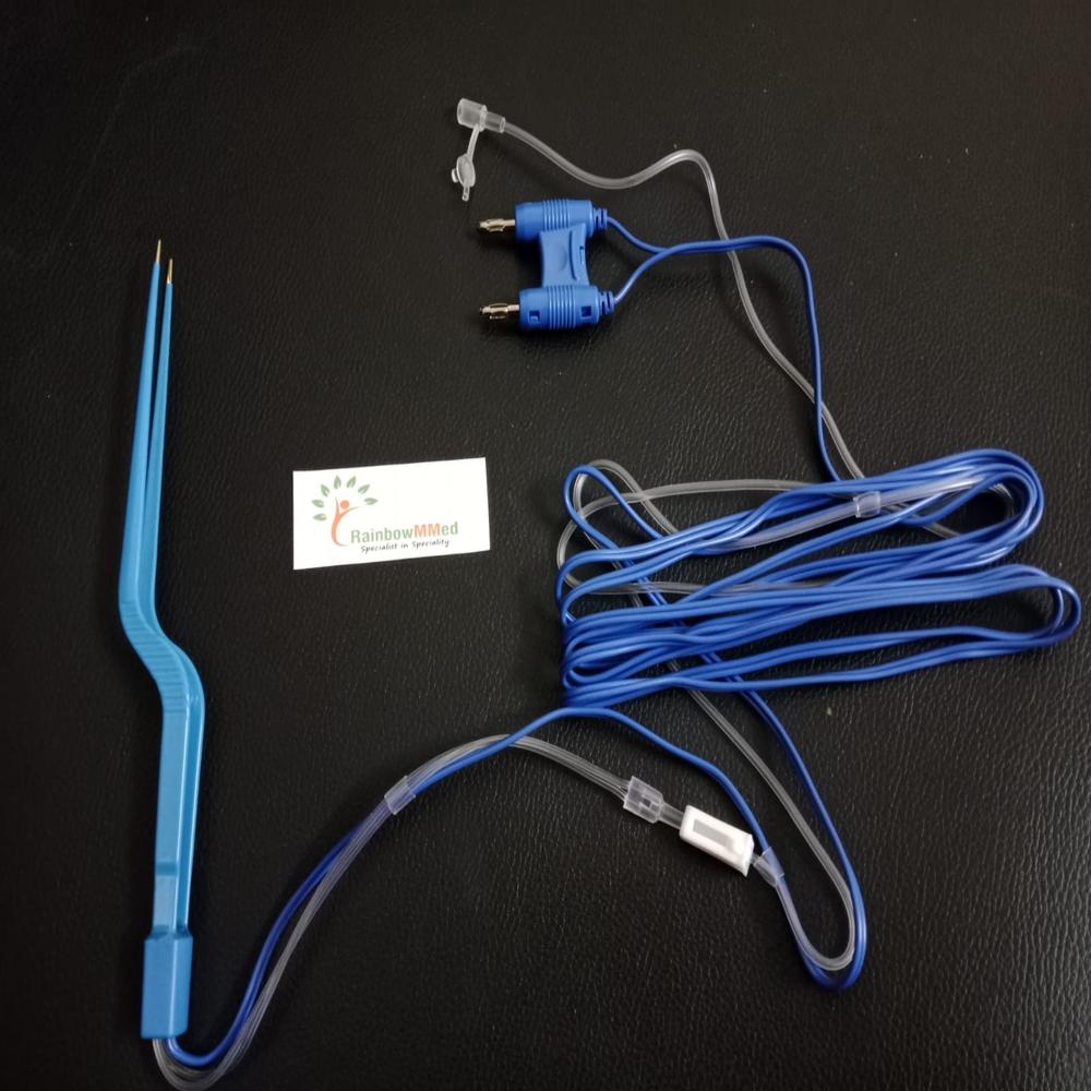 Neurosurgery Bipolar Forceps Non Stick Bipolar Forceps with Irrigation Channel
