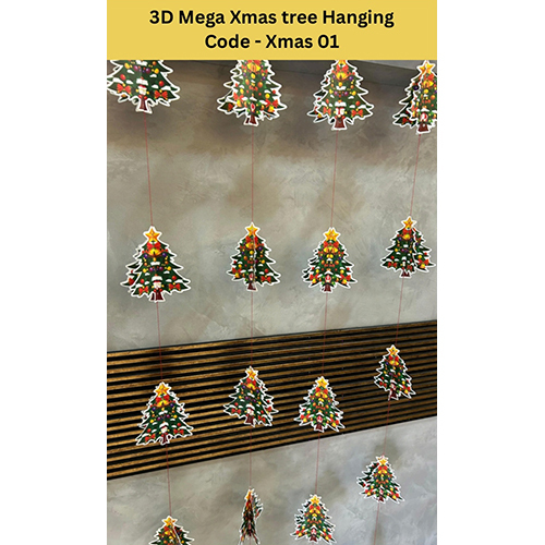 3D Mega Xmas Tree Hanging