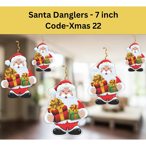 7 Inch Santa Dangler