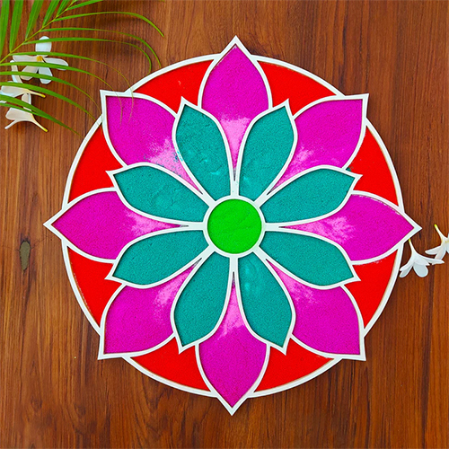12 Inch MDF Rangoli