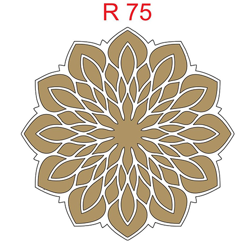 R 75 MDF Rangoli