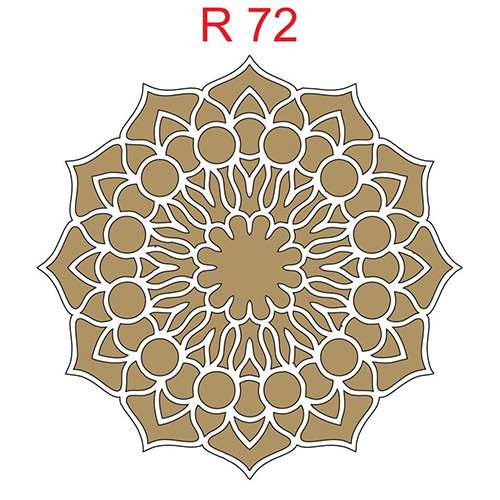 R 72 MDF Rangoli
