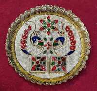 Fancy Meenakari Work Haldi Kumkum Karanda
