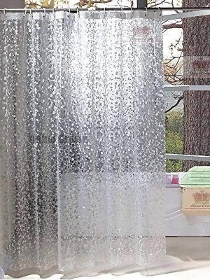 Pvc transparent Ac/ shower curtain