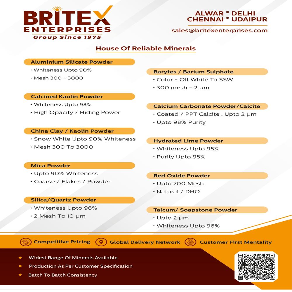 China Clay Pure - Powder Form, Maximum Opacity | Good Plasticity, Refractory Properties, Ideal For Multiple Industries