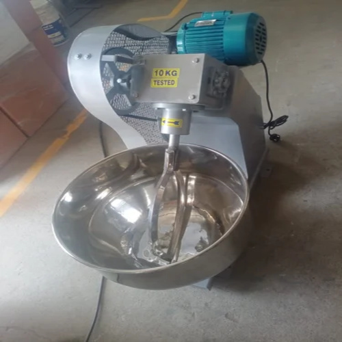 Dough Kneader Machine - Stainless Steel, 20kg Capacity | Semi Automatic, Rust Resistant, Low Maintenance