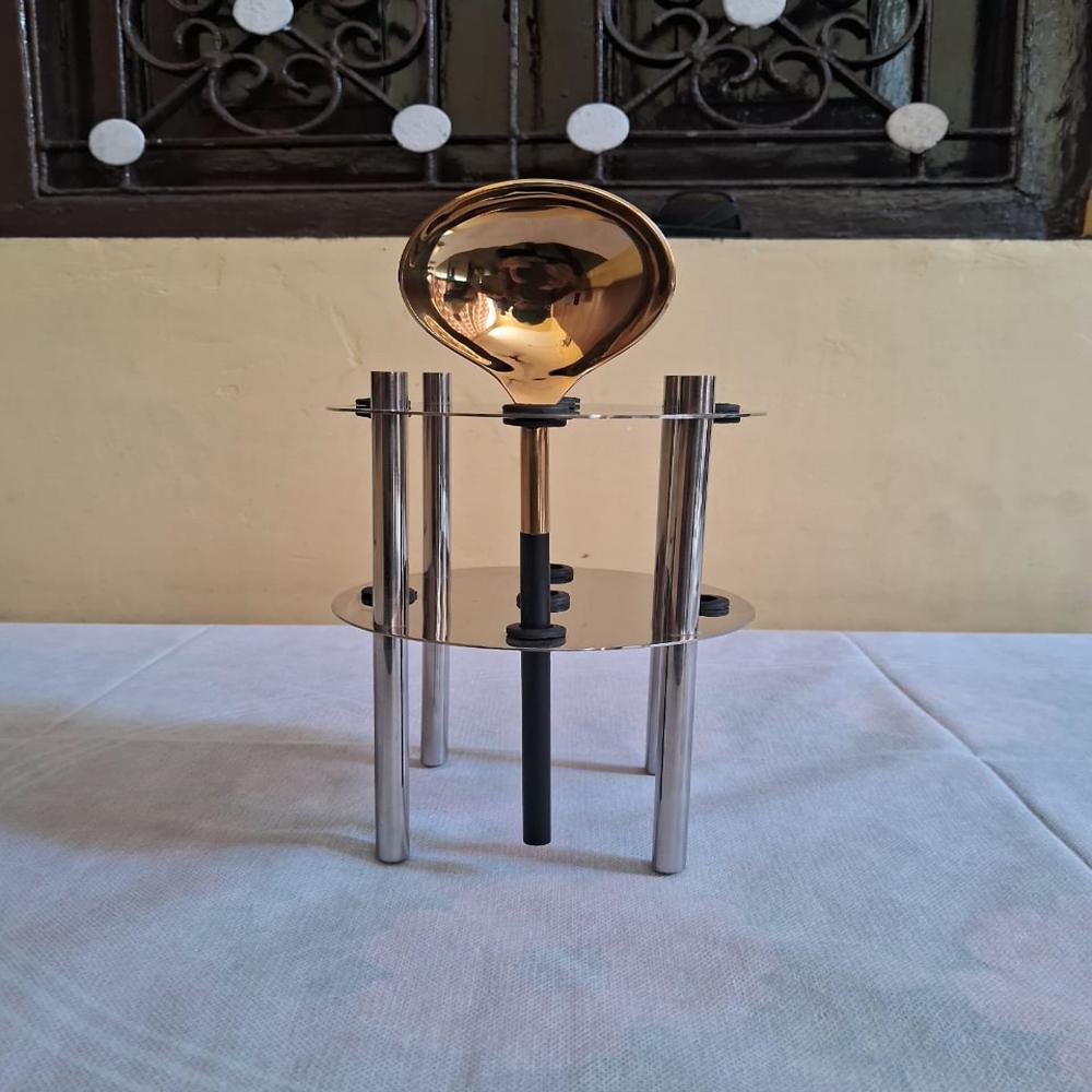 SS Kitchen Tools Set Of 5 With Stand