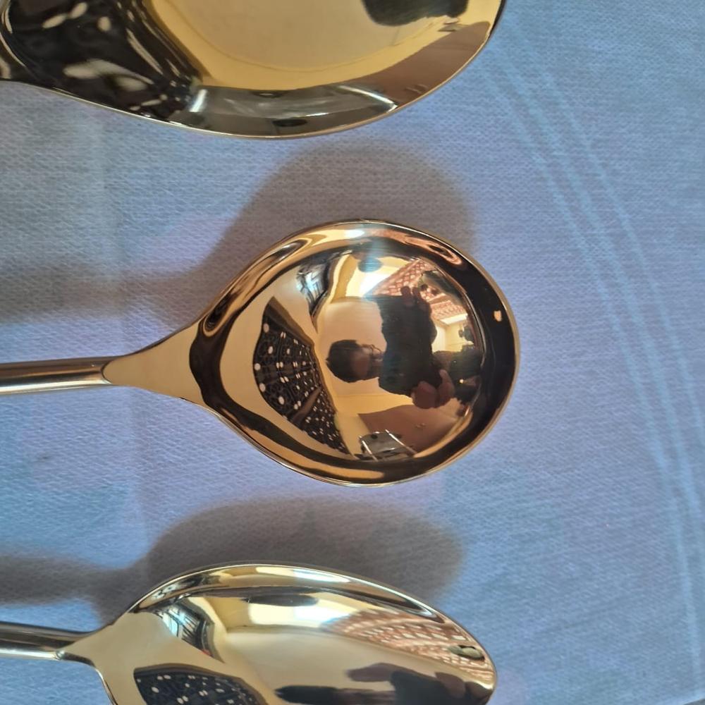 SS Kitchen Tools Set Of 5 With Stand