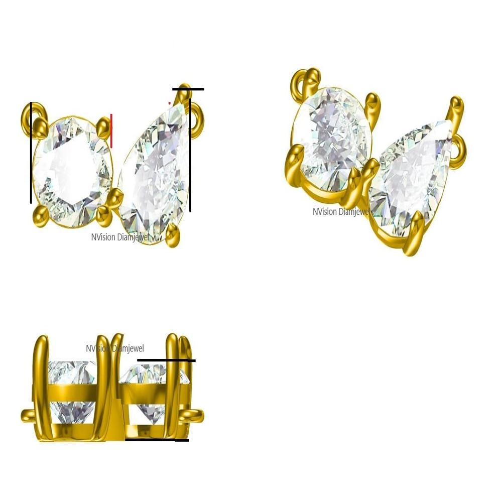 Toi Et Moi Natural Diamond Mangalsutra Set