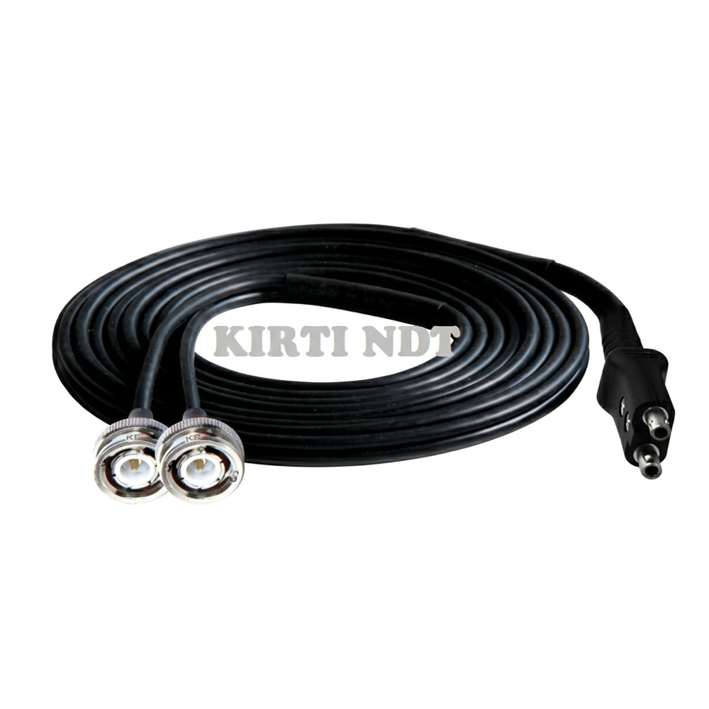 Socket Mini Lemo Connector To Dual BNC Connector Cable