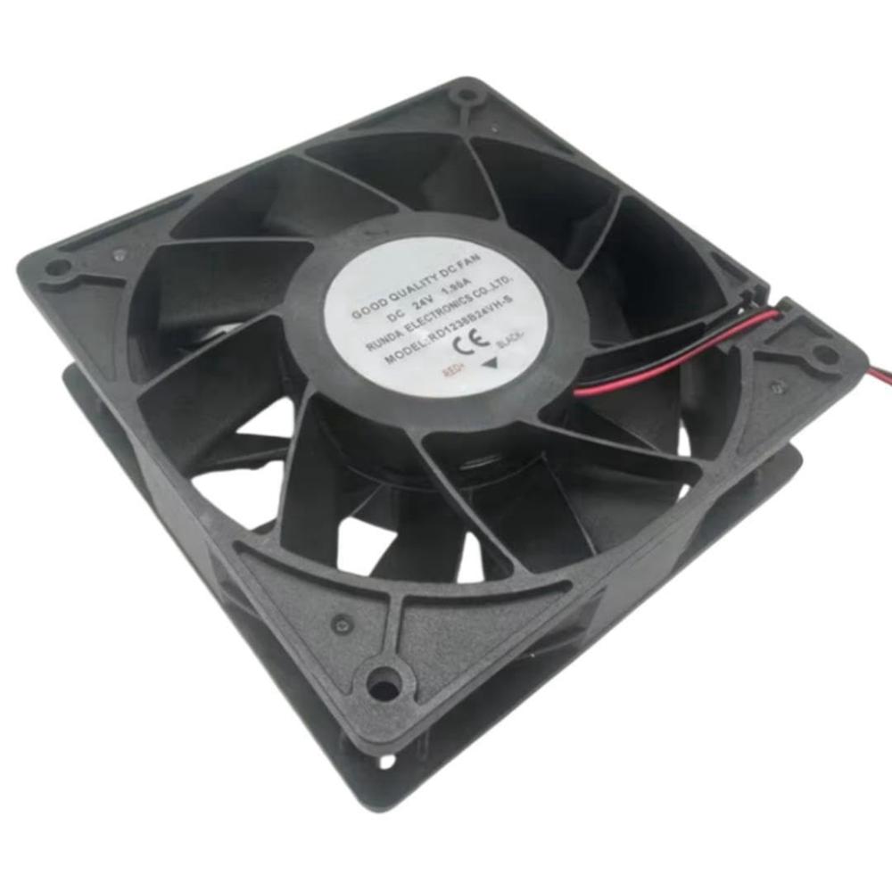 RUNDA RD1238B24VH-S 24V DC 1.90A 12038mm Ball Bearing Industrial Axial Cooling Fan