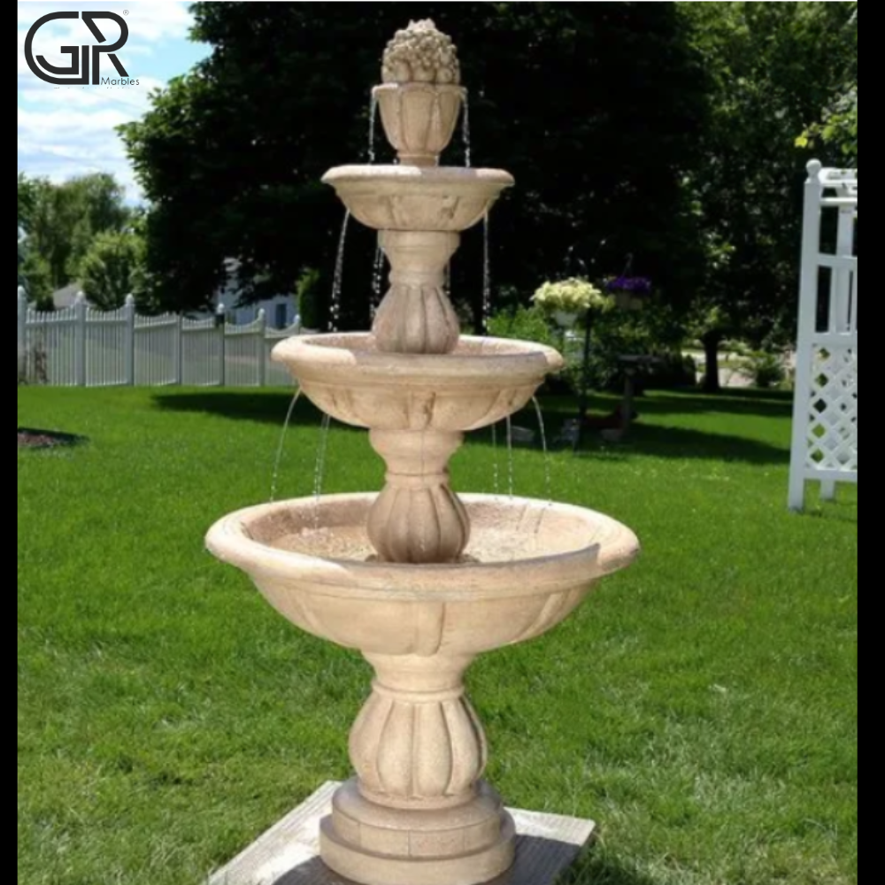  sandstone water fountain