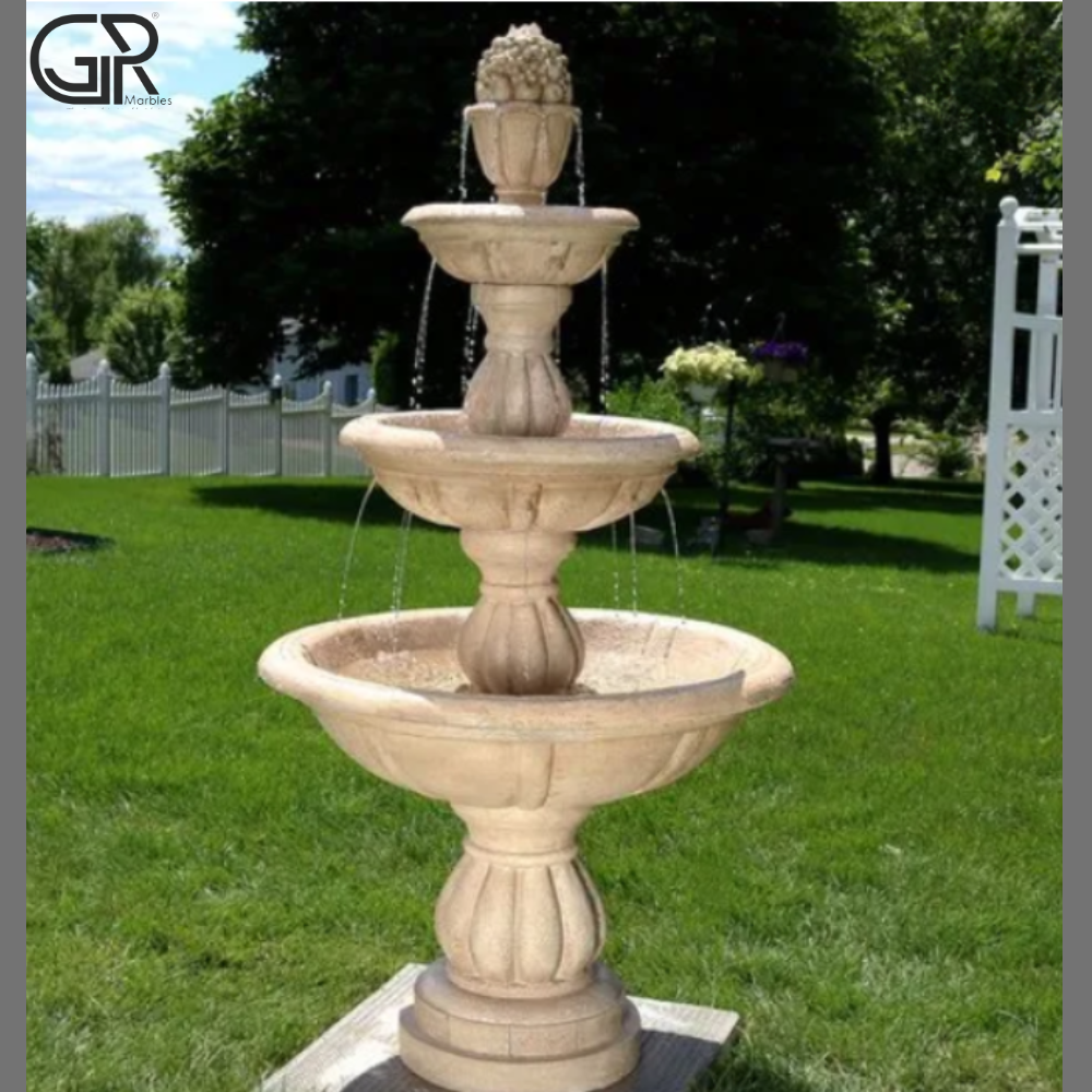  sandstone water fountain