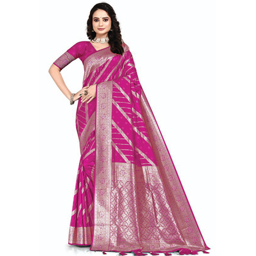 02C Silk Golden Bird Saree