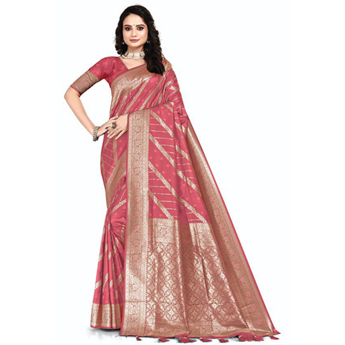 02I Silk Golden Bird Saree
