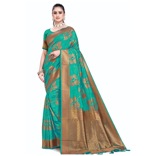 1057 E Kashmiri Silk Saree