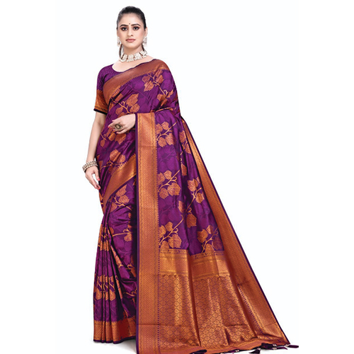 1057 F Kashmiri Silk Saree