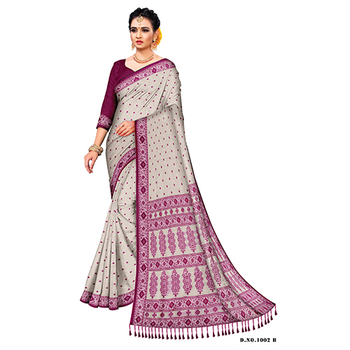 1002 B Silk Saree