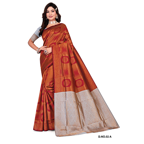 02 A PArle G Silk Saree