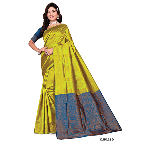 02 D PArle G Silk Saree