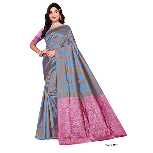 02 F PArle G Silk Saree