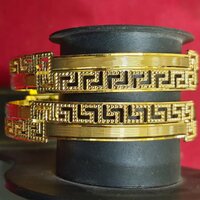 Gold Bangles - Diameter: 2.4