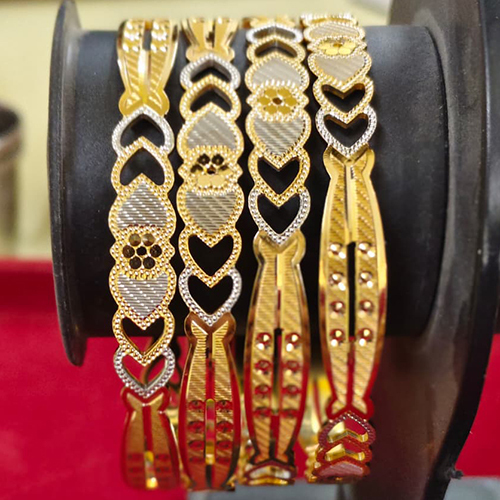 4 Gold Bangles