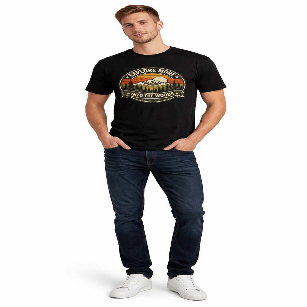 Round neck t-shirts for print for demand 