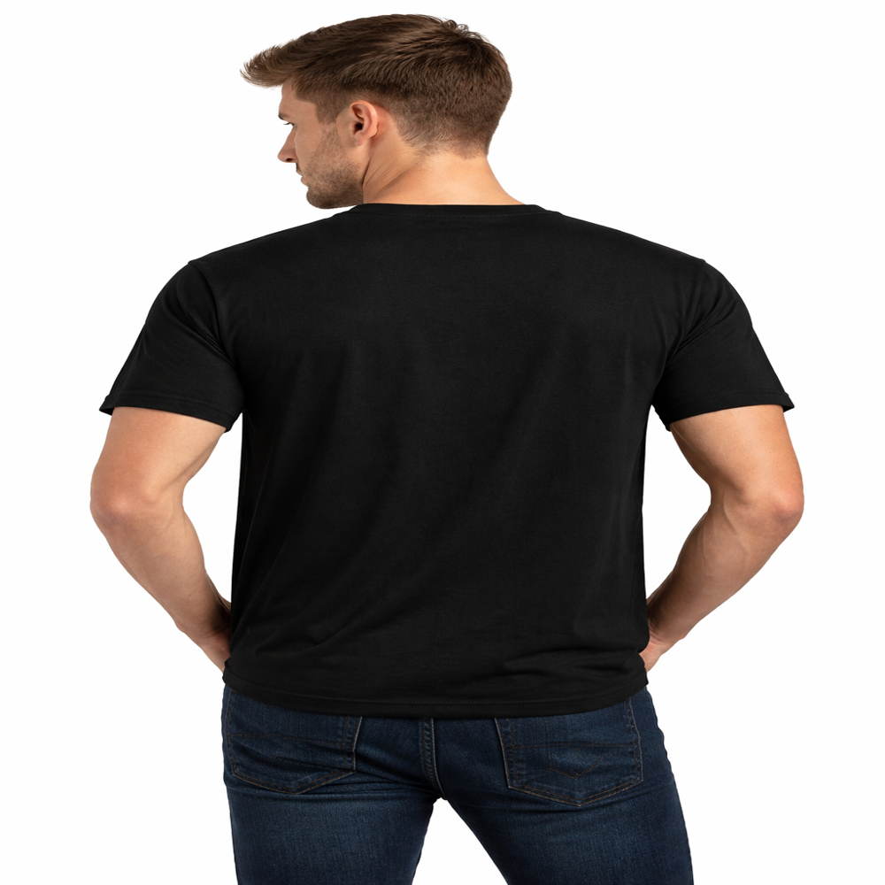 Round neck t-shirts for print for demand 
