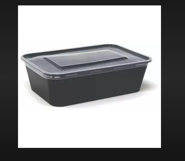 Black Plastic Container