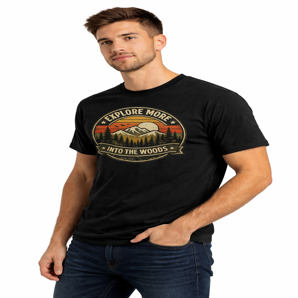 Round neck t-shirts for print for demand 