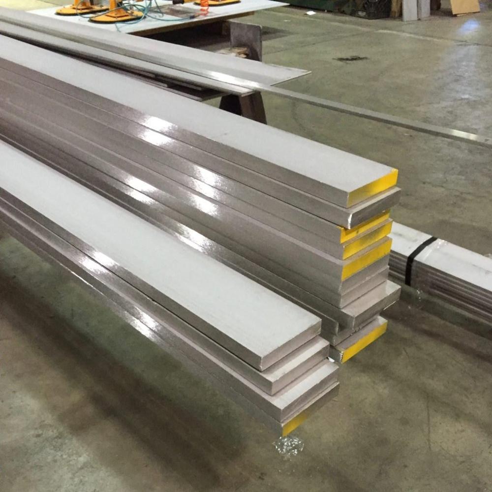 Duplex Steel Flat Bar - Color: Silver